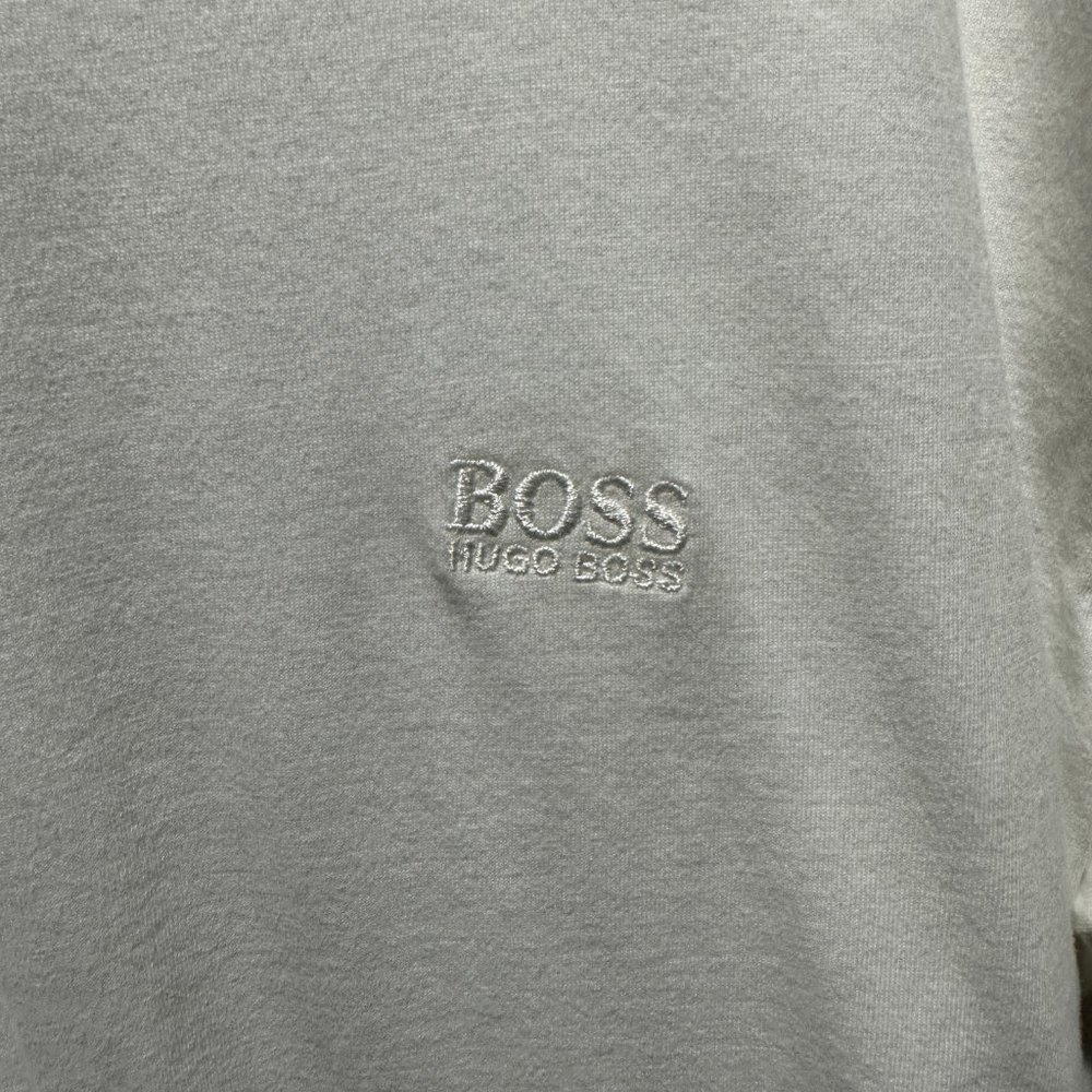 Men's BOSS White Short Sleeve T-Shirt - Size XXL - Picture 4 of 9